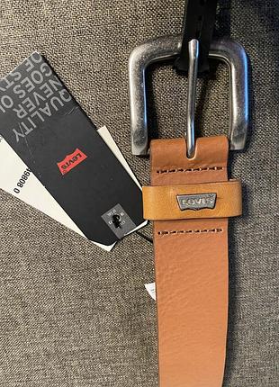 Ремінь levis cabazon belt натуральна шкіра розмір 34
