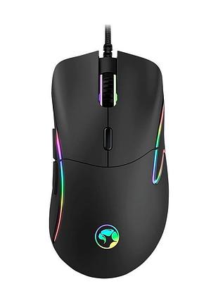 Мышь компьютерная проводная marvo capo 30 wired programmable mouse m528 rgb-подсветка 1200/12800dpi черный