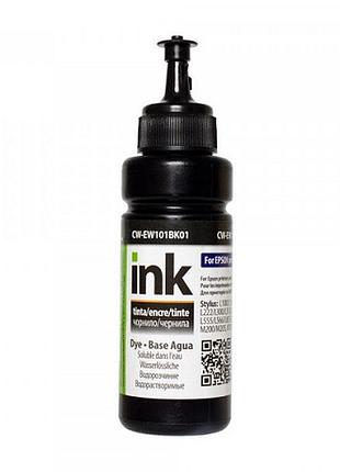 Чорнило colorway cw-ew101bk01 epson l-100/200/300 series 100мл black