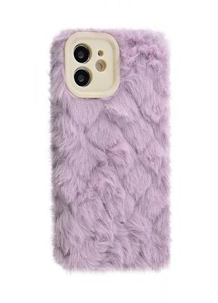 Чехол для телефона prc fluffy love case iphone 12 purple