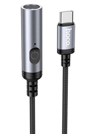 Портативна запальничка hoco ua30 type-c mini cigarette lighter black