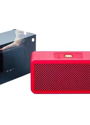 Портативная bluetooth-колонка middleton w3 red беспроводная с микрофоном и аккумулятором 1200 мач