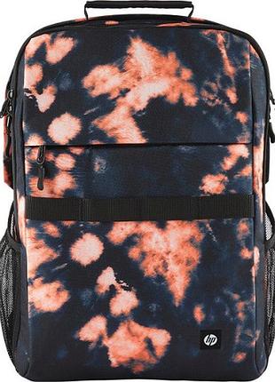 Рюкзак hp campus xl 7j593aa для ноутбука, полиэстер, дизайн tie dye