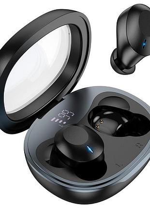 Навушники бездротові hoco smart true wireless headset eq3 bt5.3 у кейсі black