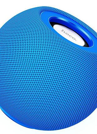 Портативна акустичиская колонка hoco deep sound sports bt speaker bs45 |bt5.0, tws, fm, tf| blue