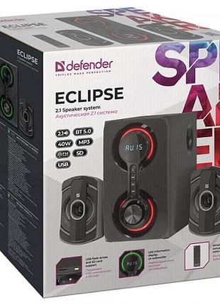 Колонки defender eclipse 2.1 40w bluetooth usb sd aux модель 65593 8