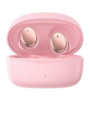 Наушники bluetooth baseus true wireless earphones bowie e2 |bt5.2, 40/300mah, 5h, location, ota| (ngtw090005) pink