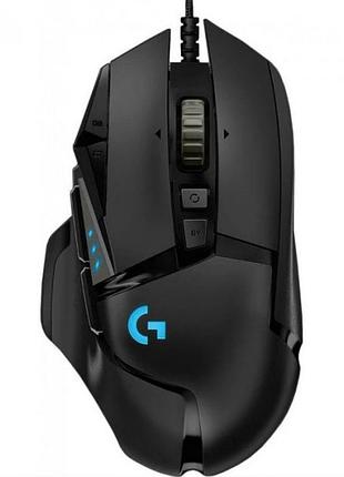 Миша комп’ютерна дротова logitech g502 hero, 12000 dpi, чорна
