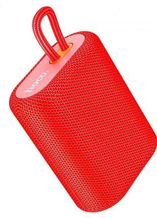 Портативная bluetooth колонка hoco uno sports bt speaker ipx5 bs47 bt5.1 tws tf fm 3h red