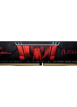 Оперативная память g.skill aegis dimm 16гб ddr4 3000мгц cl16 красно-черная (f4‑3000c16s‑16gisb)