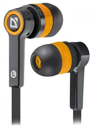 Гарнитура для смартфонов defender pulse 420 проводная 1.2м 63420 orange