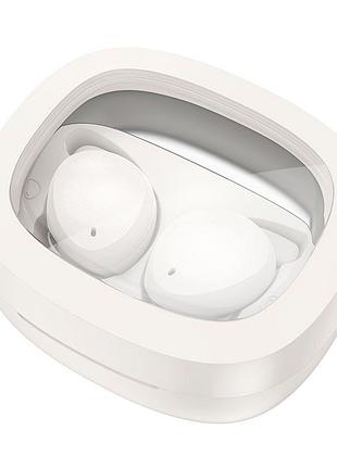 Навушники в кейсі hoco shadow true wireless sleep bt headset ew65 білий