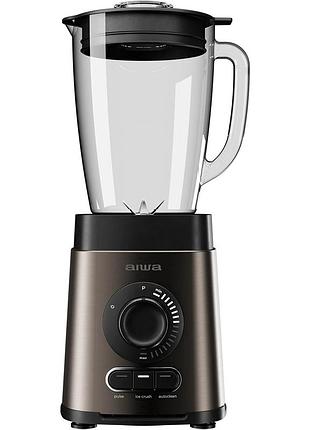 Блендер aiwa saberu 1800 стационарный, 1,8 л, turbo, 18 скоростей, стекло