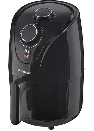 Аэрофритюрница silver crest shf 1000 b1 – 1,6 л для здорового приготовления без растительного масла 1000 вт black