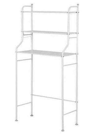 Полка-стеллаж в ванную stenson r94069 металлическая 65*25*155 см
