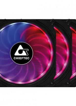 Вентилятор для корпусу chieftec cf-3012-rgb tornado fan set 120mmх3 6-pin