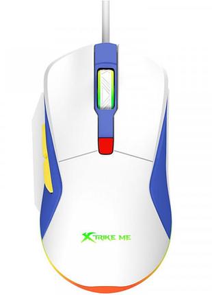 Мышь компьютерная игровая xtrike me gm-227 3600dpi проводная usb-a белый