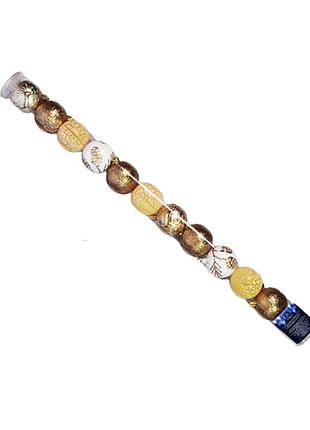 Рождественские шарики stenson r90687 6cm набор/12шт gold