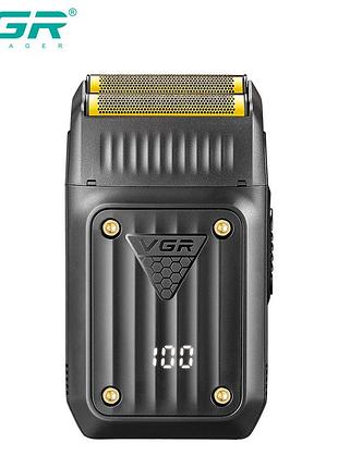 Электробритва шейвер vgr v-363 600mah/led display/black (10497)