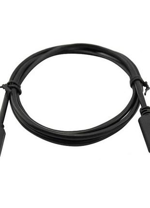 Кабель usb 3.1 value s0748 type c-lightning m/m 1м чорний