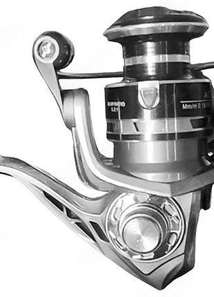 Котушка для рибалки sams fish sf24281 5000 з металевою шпулею, 1 підшипник.