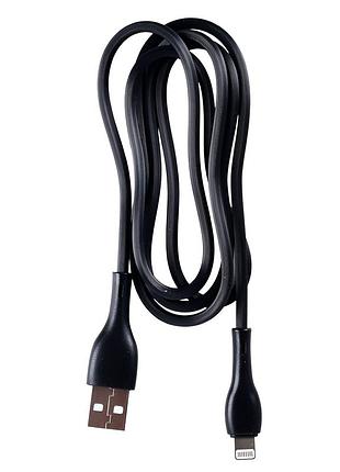 Зарядный кабель klgo wl-1422 lightning 2.4a, длина 1 метр, черный