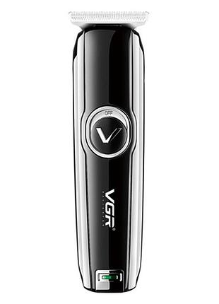 Триммер для волос и бороды vgr v-168 3 насадки black