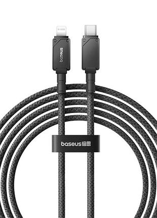Кабель baseus unbreakable series type-c to lightning 20w/2.4а/2m/black (p10355803111-01)