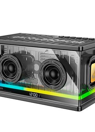 Портативная bluetooth-колонка hoco bs62 flash cold energy 2.1 bt speaker 40вт черный