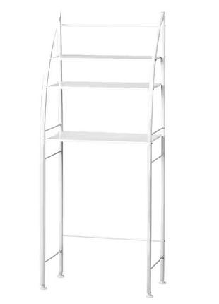 Полка-стеллаж в ванную stenson r30890 металлическая 46*25*167 см