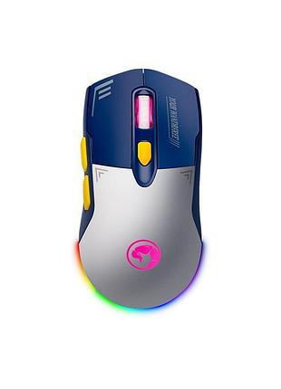 Мышь компьютерная игровая marvo wireless / wired mouse m803w wb rgb-подсветка 2.4g/type-c 800-4800dpi белый