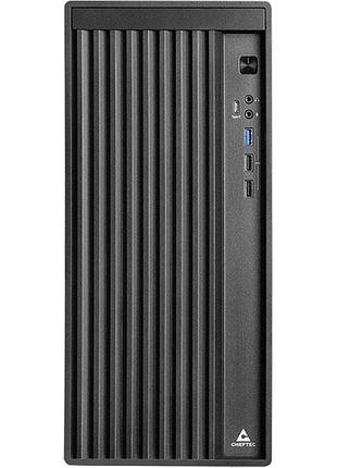 Корпус для компьютера chieftec uni bs-20b-op черный matx с вентилятором 90 мм usb-c без блока питания (bs-20b-op)