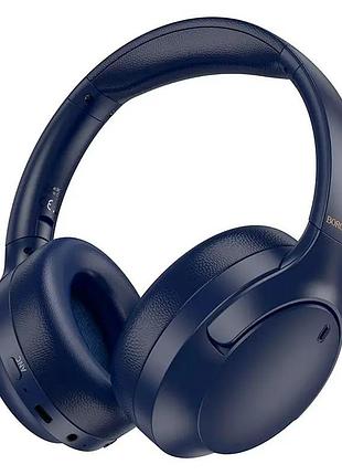 Наушники беспроводные borofone prestige active noise reduction bt headphones bo31 синий