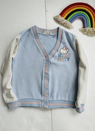 Бомбер hello kitty н&м утеплення кофта джемпер