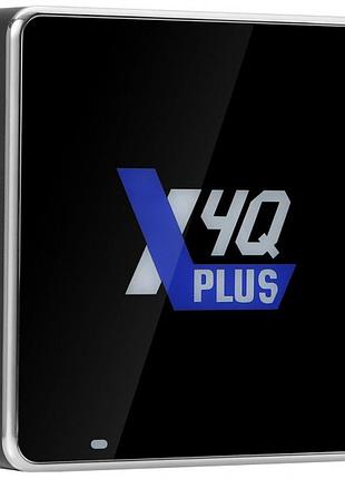 Медіаплеєр ugoos x4q plus (4 гб/64 гб) — на базі amlogic s905x4 та android 11, з wi-fi 2.4g/5g, bluetooth 5.1