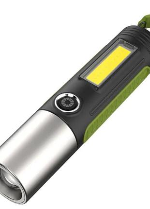 Ліхтарик ручний акумуляторний bl s507 з карабіном