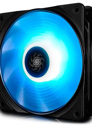 Кулер для пк deepcool rf120 (dp-frgb-rf120-1c), 120×120×25 мм, 500–1500 об/хв, 56.5 cfm, гідродинамічний підшипник