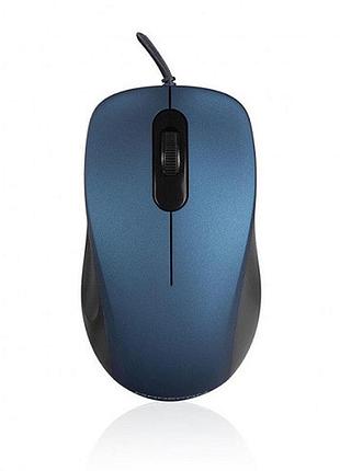 Мышка modecom mc-m10s проволочная 3кн 1000dpi silent синяя