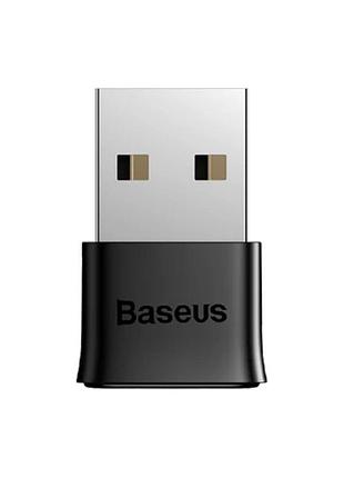 Адаптер baseus bluetooth 5.0 usb беспроводной ba04 20m black