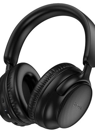 Наушники hoco w53 tone bluetooth 5.4 накладные с микрофоном, цвет черный