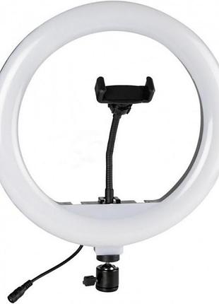 Селфи лампа и led освещением bluetooth 12" yq-320b light set (kit1) | 170cm stand, usb powered, 3000-6500k |
