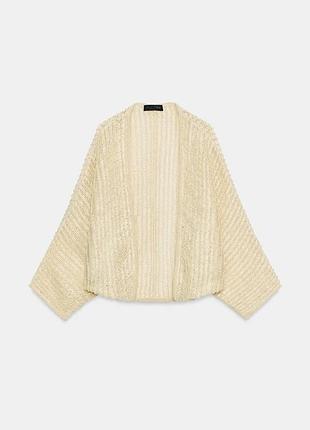 Открытый трикотажный жакет