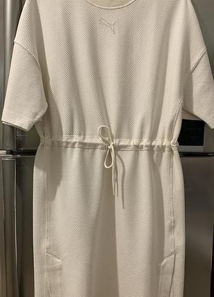 Женское летнее спортивное платье puma her tee dress