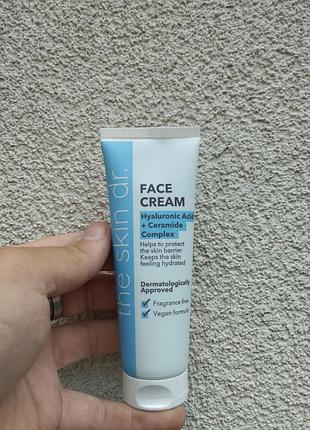 Крем для обличчя the skin dr hyaluronic acid + ceramide complex зволожуючий 75 мл