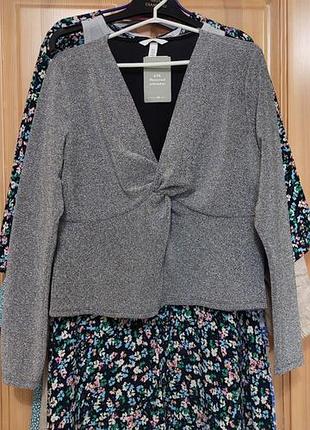 Кофточка з люріксу hm  р. xl