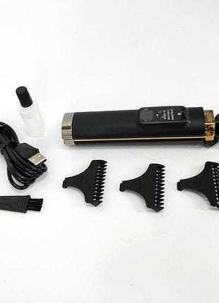 Перукарська машинка для бороди бездротова vgr v-985, хороший бездротовий триммер, тример ev-148 для скронь top shop ua_