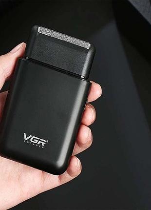 Бритва для сухого бритья vgr v-390, бюджетная машинка для стрижки бороды, электро станки vj-284 для бритья top