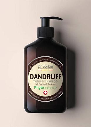 Професійний шампунь для комфорту шкіри голови dr. sorbie dandruff therapy 400 мл