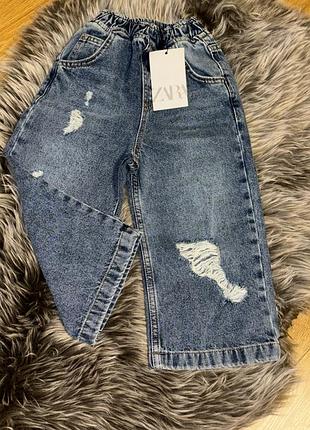 Джинси zara для дівчинки розмір: 2-3 роки / 98 см