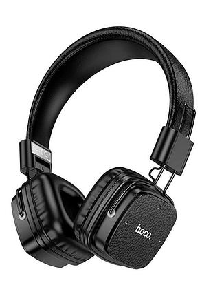 Навушники bluetooth hoco w56 black bluetooth 5.4 3.5 мм міні-jack